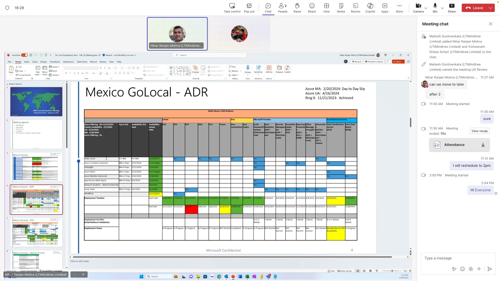 ADR tracked in Excel